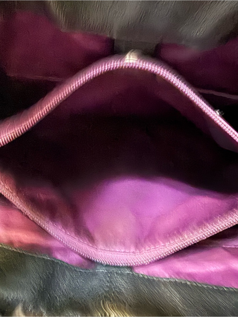 Coach Black Leather Shoulder Tote with Silver Hardware - Picture 5 of 6